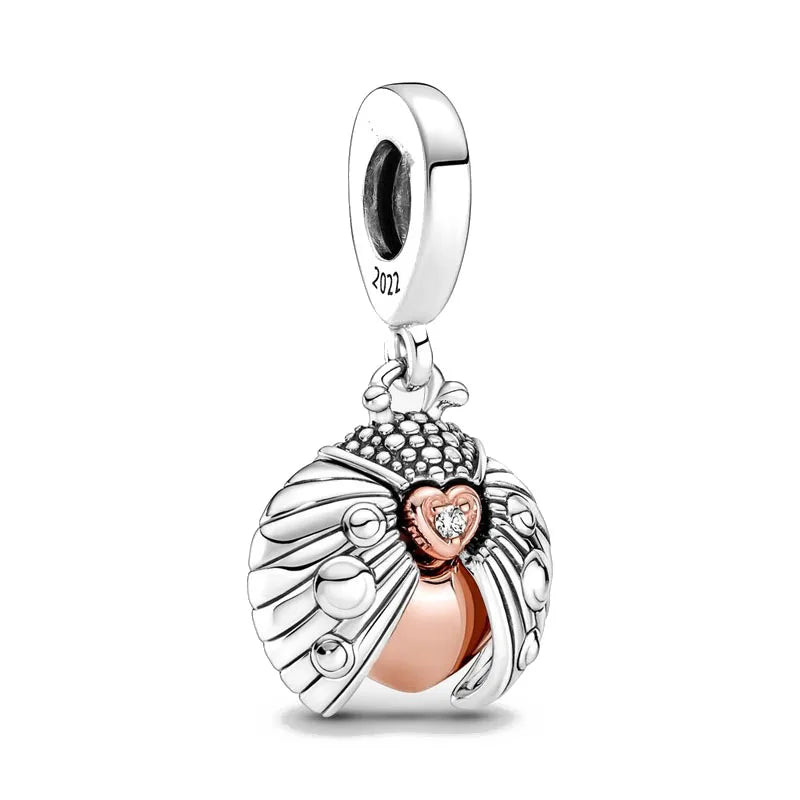 Snowflake Family Cat Mom Dangle Pendant - Top-Rated 925 Sterling Silver Jewelry for Bracelets