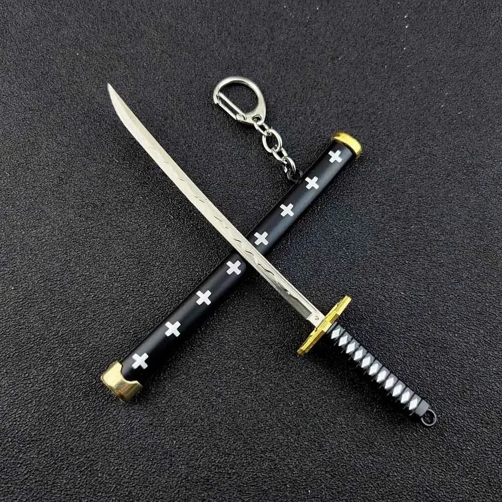 Mini Zoro Samurai Sword Keychain - Top-Rated Anime Accessory for Cosplay & Gifts